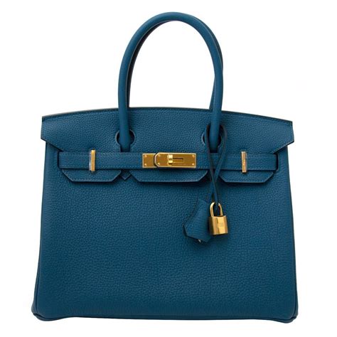 cobalt blue hermes birkin|HERMES Togo Birkin 35 Bleu Cobalt 128353 .